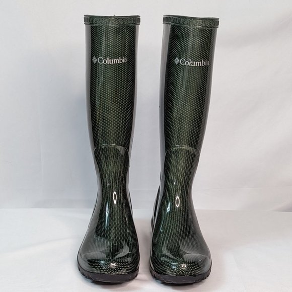 Columbia Shoes - COLUMBIA Luscher Omni Heat Rain Boot Forrest Black Size 7